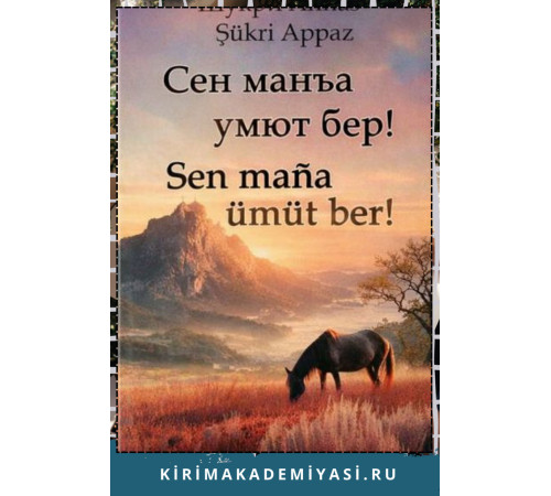 Шукри Аппаз. Сен манъа умют бер! Шиирлер. 2024